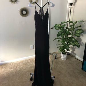 Sexy black gown